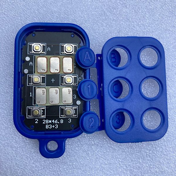 RFID Multiple Keyfob 6 i 1 Skrivbart ICS50 UID-udskifteligt kort A