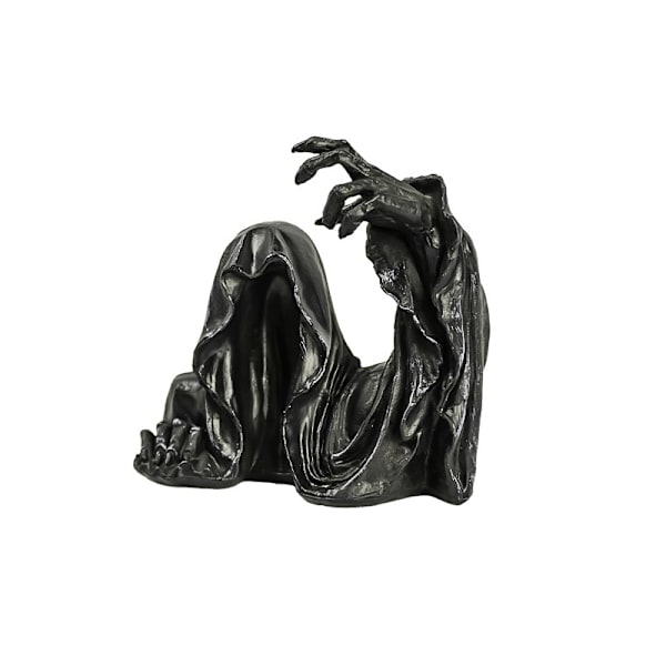 Harpiks Grim Reaper Skulptur Kunst Dekorativ Skrivebord Figur Ornamenter M
