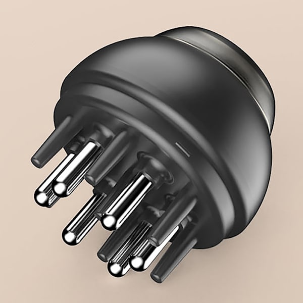6- Scalp Applicator Liquid Comb Head Massager Black