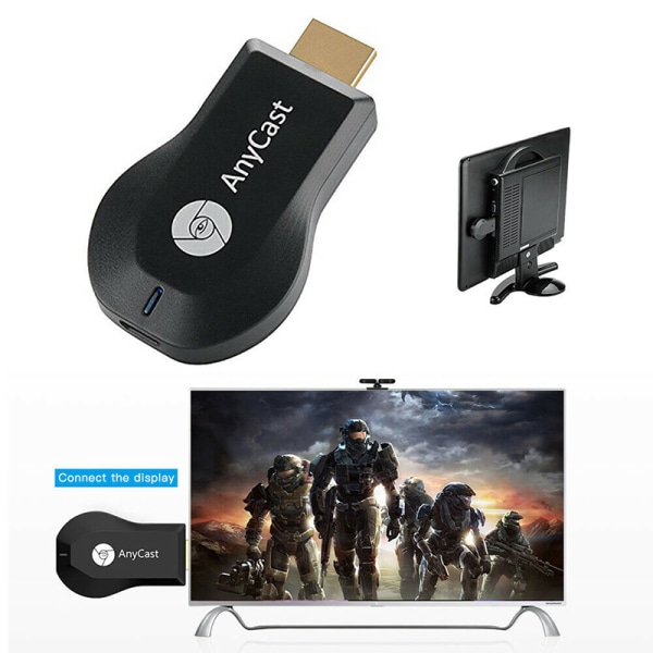 4K AnyCast M2 Plus WiFi Display Dongle HDMI-mediasoitin