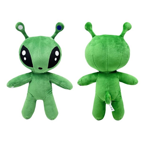 Grøn Alien Plyslegetøj Rumvæsen Plysdukke e Alien Udstoppede An one size
