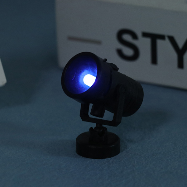 Färgglad modell Spotlight Garage Display Scen Projektionslampa Purple