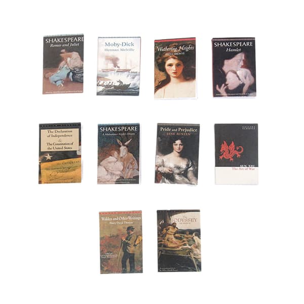 10 Stk 1/12 Dukkehus Simuleringsbok Ornament Dukkehus