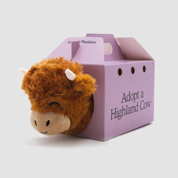 Simulering Highland Cow Mjuk Highland Cow leksak