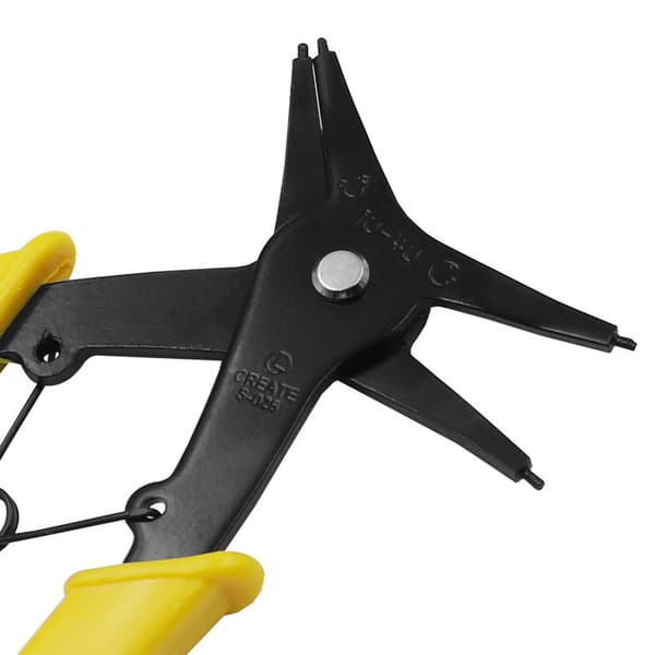 Snap Spring Ring ympyrän irrotus Asenna Plier Tool Kit Yellow ONESIZE