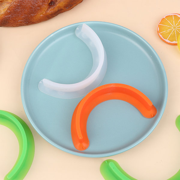 Cubby Tallriksavdelare Klar 2-pack Avdelare Silikon Separator S Transparent