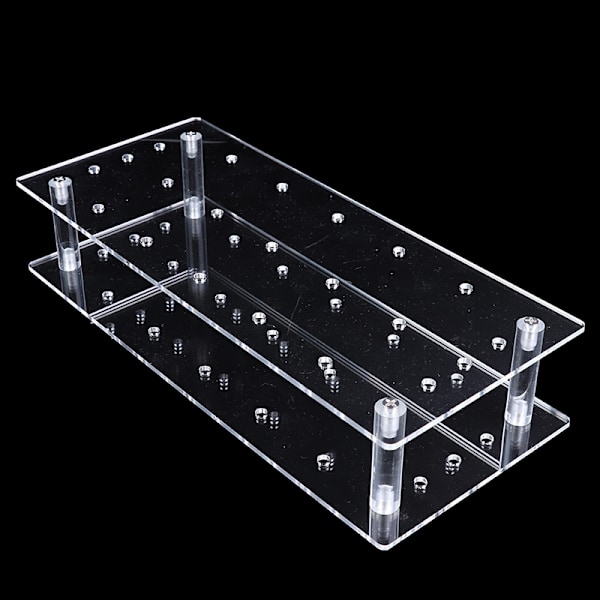 21-hullers akrylkage slikkepind Display Stand Holder