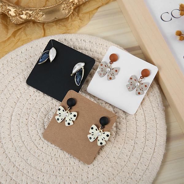 100 st/Pack Smycken Display Kort Halsband Förpackningskort F