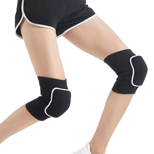 1Pair Football Lentopallo Polvisuojat Pyöräily Polvi Tukijooga 2pcs