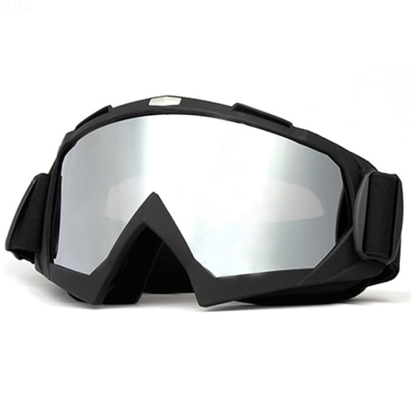 Motorsykkel Racer Goggles Off-Road Dirt Bike Briller Eyewear Gray one size