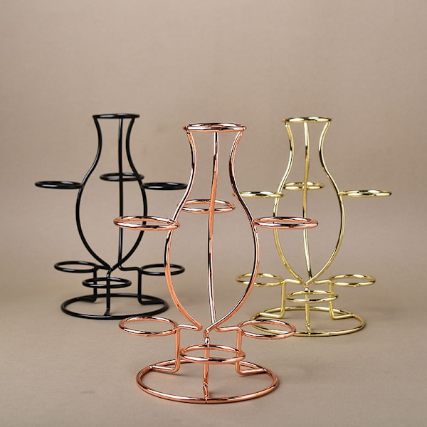 Seven Crystal Ball Seat Ball Display Stand Crystal Ball Bracket Rose Gold L