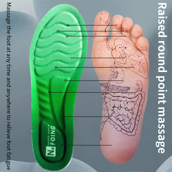 Comfort Sport åndbare indlægssåler til sko sål size 43-44