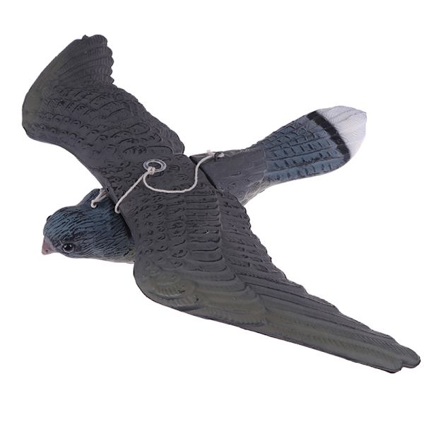 Realistisk Flying Bird Hawk Pigeon Lokkedyr Skadedyrsbekæmpelse Garden Sca