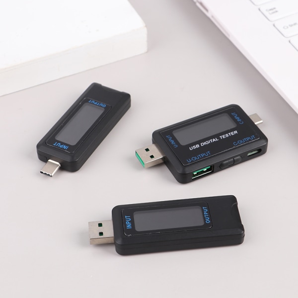 Monitoiminen USB Type-C -virtajännitemittarin digitaalinen näyttö A1