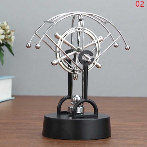 Perpetual Motion Newton Pendel Baller Swing Ornament B