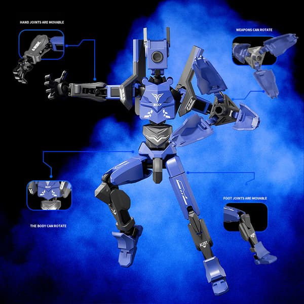 Mech T13 Action Figur Titan 13 Action Figur Dummy Lucky 13 Ac A7