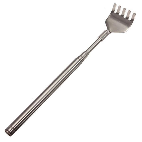 Rustfri teleskopisk bærbar lommepenn Clip Back Scratcher
