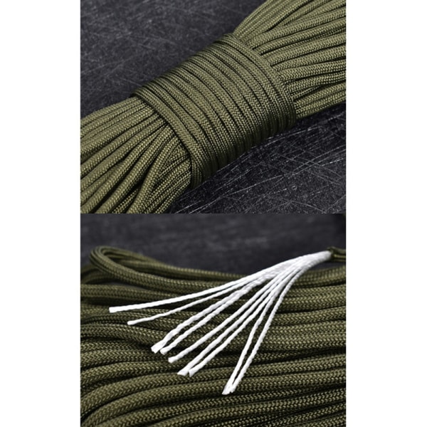 100 Meter 9-Core Paraply Rope Outdoor Camping Survival Rope Jungle camouflage