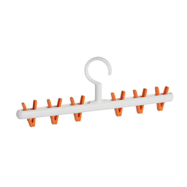 4 kpl 6 klipsiä Hatut Sukat Organizer Ripustin Gray 4 PCS