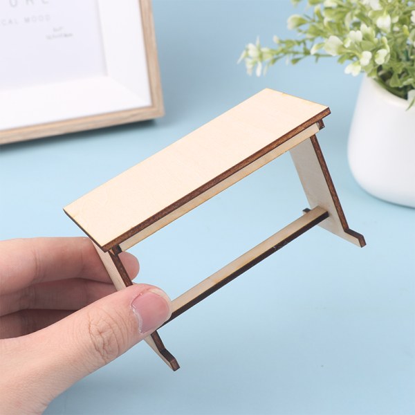 1:12 Dukkehus Miniatyrbord Spisebord Modell Dekor
