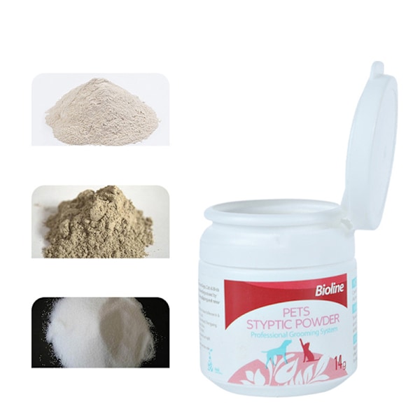 Pet Styptic Stop Bloeding Powder Dog Cat Traumaattinen hemostaattinen