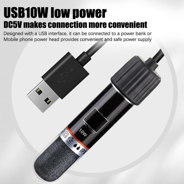 USB miniakvaariolämmitystanko pienelle akvaariolle