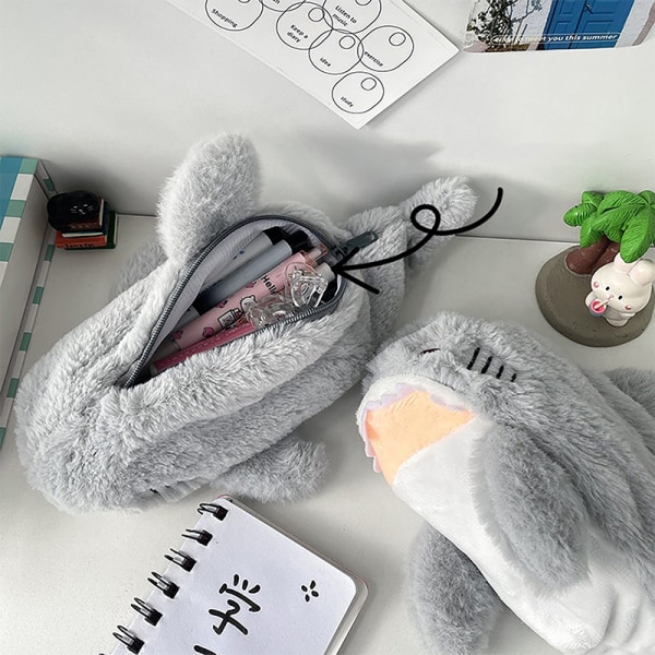 1st e Plush Shark Case Skolmaterial 1PCS