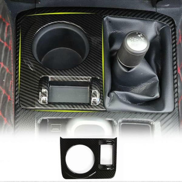 Central 4WD Vandkopholder Panel Trim Dekorationsdæksel til 4Runner 2010+ carbon fiber pattern