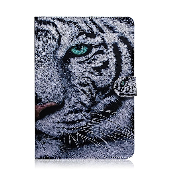 Tegneveske i lær for Lenovo Tab M10 FHD R TB-X605 Tiger