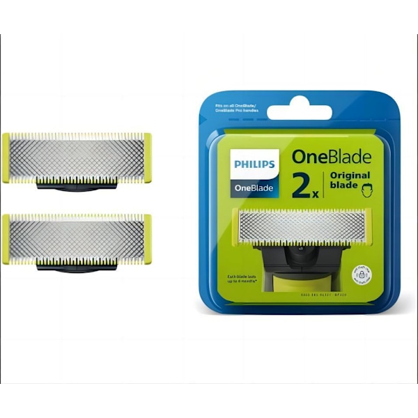 Philips Originale udskiftningsblade i rustfrit stål Kompatibel med elektriske barbermaskiner (model QP250/50)+ 2 pice