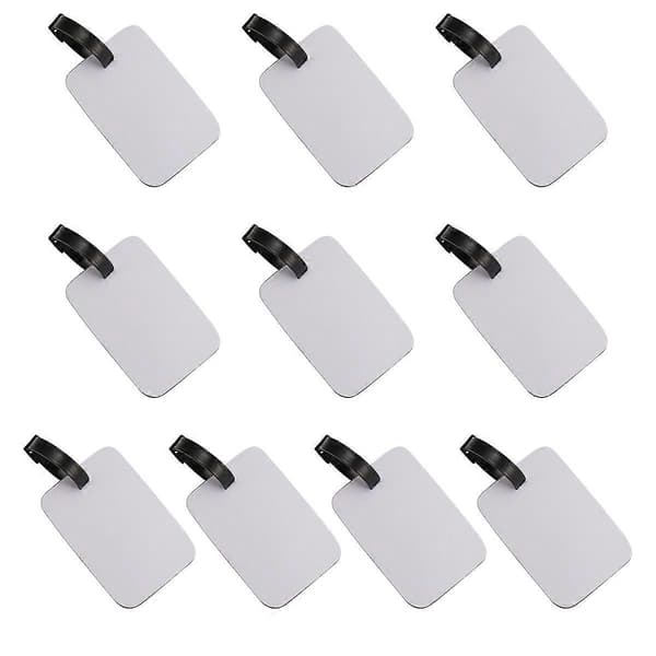 Sublimeringsemner Bagasjelapper Hvite Tomme Reisebagasjelapper White