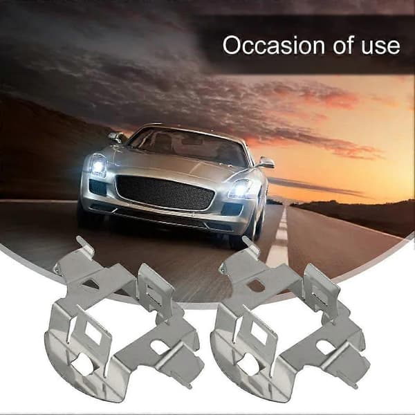 Hassle 2x H7 HID frontlyspære lysholder klipsadapter