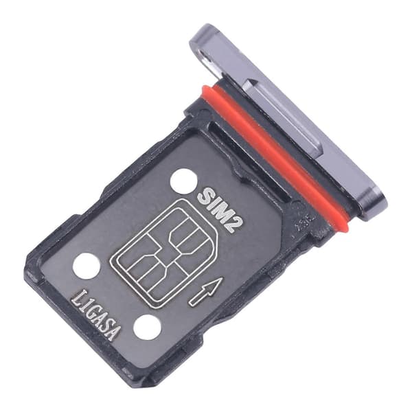 For OnePlus 12 PJD110 CPH2573 CPH2581 SIM-kortskuff + SIM-kortskuff Black
