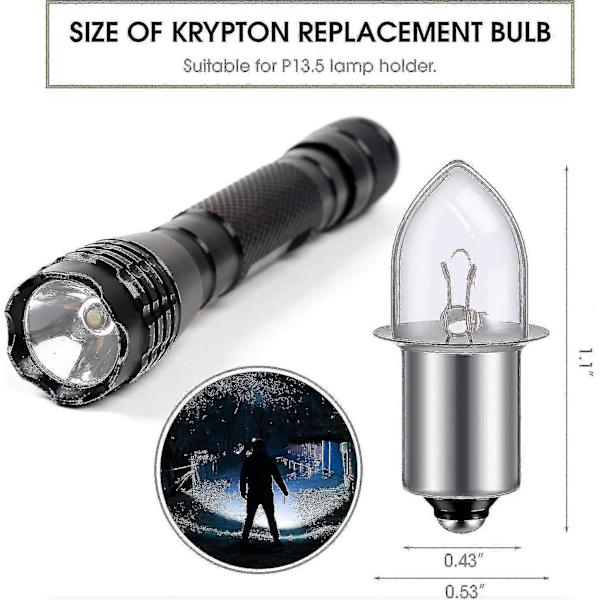 [KK]6V/4D-4.8V 0.75A Bayonet Krypton Replacement Bulb Flashlight (3 pcs) - Perfet 3