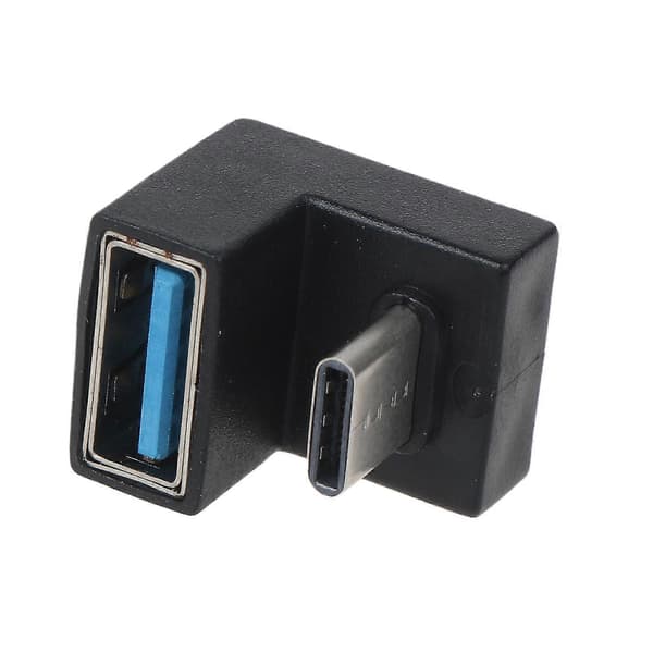 5 Gbps op og ned 180 graders vinklet Type-C-adapter A han til USB 3.0 hun