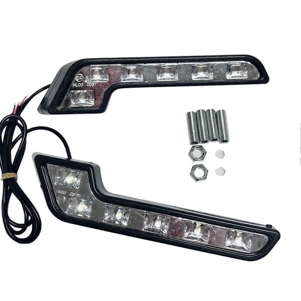 2X 12V Super Bright DRL LED Kørelys til Biler Auto Vandtæt LED Kørelys Tåge