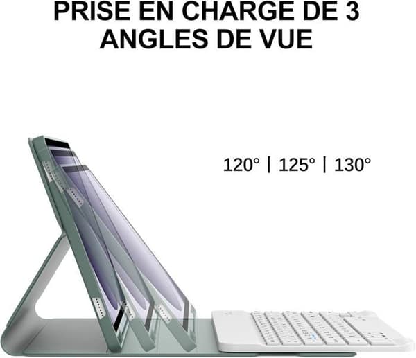 Tastaturdeksel - Samsung - Galaxy Tab A9+ 2023 - Fransk AZERTY - Avtakbart - Bluetooth