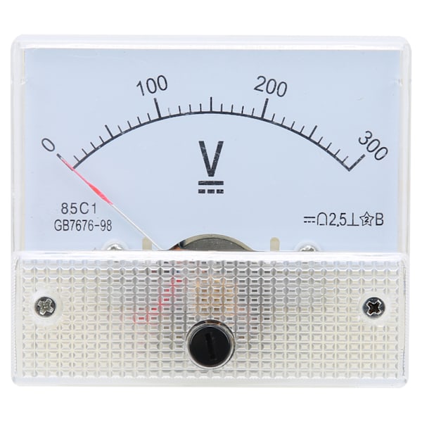DC-pekare Voltmeter Hög noggrannhet Installationsmätinstrument 85C1 DC 0~300V 0.2