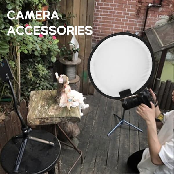 40 cm rund universal bærbar speedlight softbox flash diffuser on-top softbox til kamera