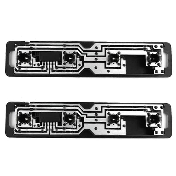 2X Bil Baklykt Pæreholder Base Kretskort for - SPRINTER 2002-2006 0008200577 black