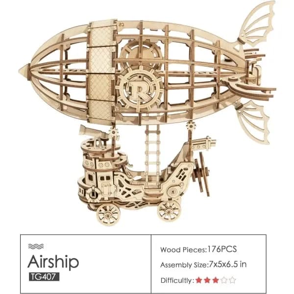 [KK] 3D-puslespill, modellbyggesett, luftskip