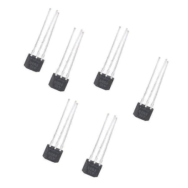 10 STK 49E Hall-element OH49E Spenningsregulator Hall-effektsensor Lineær bryter Black