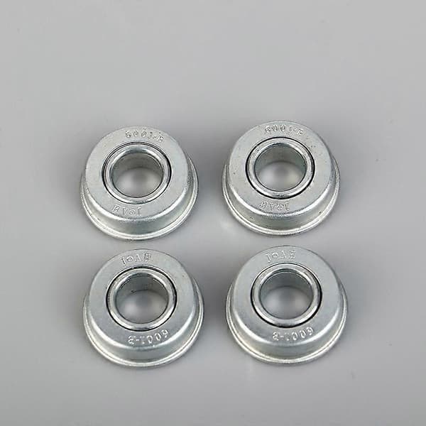 4 X hjullager gräsklippare 12,7 mm X 28,6 mm traktor gräshjul kullager transparent