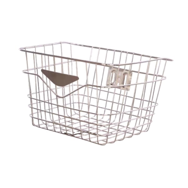 Sykkelkurv Front Styrekurv Rustfritt Stål Bære Kjæledyr Robust Diverse Bære Oppbevaringsbeholder for Sykling Fotturer Style A