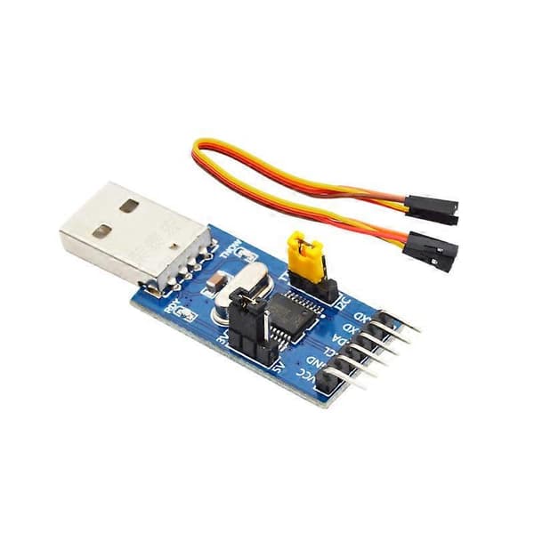 CH341T to-i-ett-modul USB til I2C IIC UART USB til TTL enkeltbrikke