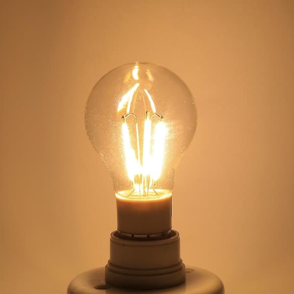 E27 12V 3W Varmvit COB LED Filamentlampa 360° Ej Dimbar