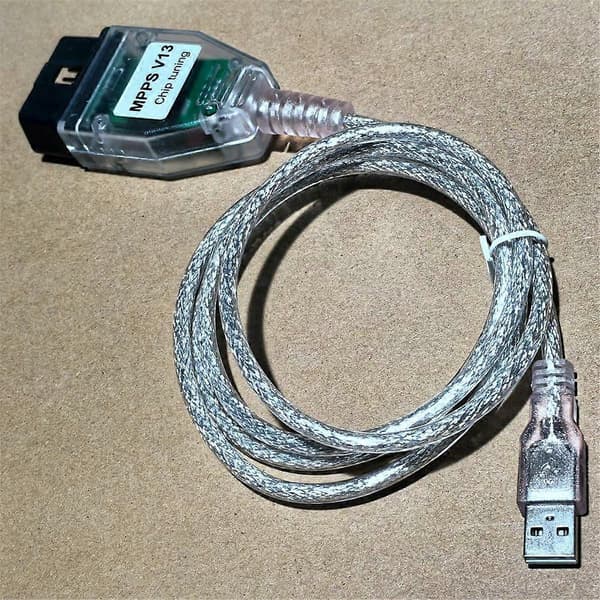 MPPS V13 ECU-programmer SMPS MPPS V13 K CAN Flasher Chip Tuning MPPS-kabel V13 Diagnostikkabel As Shown