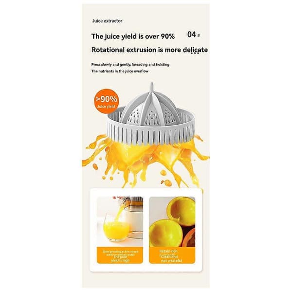 Juicer Hjemmejuicer Separebar og Bærbar Juicer Mini Blender Multifunksjon Blå Blue