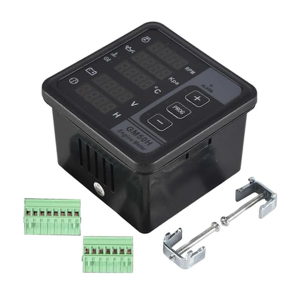 GM50H Motor Multifunktions Digitalmätare Generatorövervakare Black