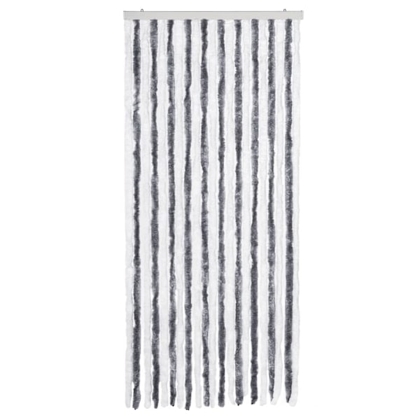 vidaXL Hyönteisverkko-ovi harmaa-valkoinen 90x220 cm Multicolor multifärg